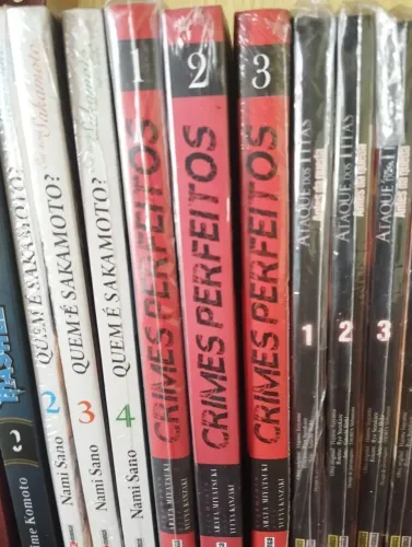 Mangás Crimes Perfeitos 1 a 3