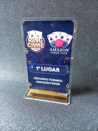 Troféu Poker Personalizado