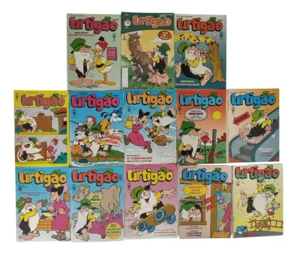 Kit Com 13 Gibis Do Urtigão sem repetição