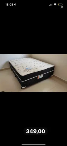 Cama box casal novo