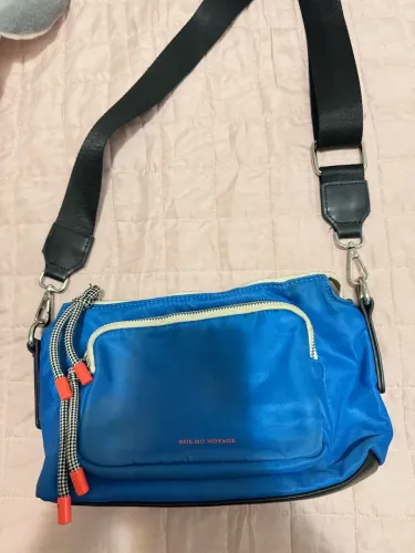 Bolsa de lona azul