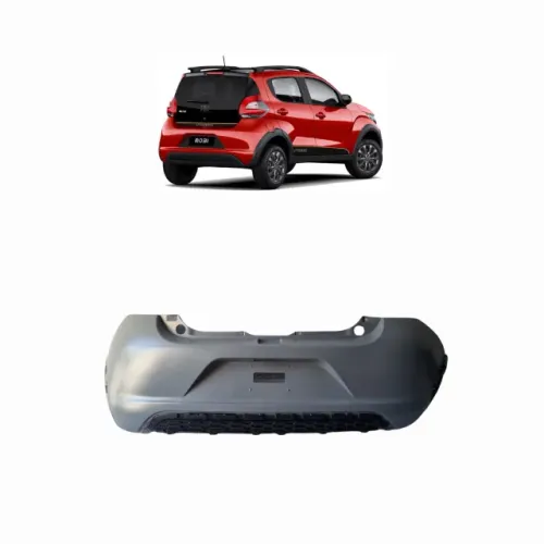 Parachoque Traseiro Fiat Mobi Way 2017/2024 Original