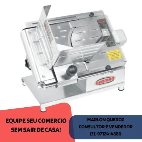Fatiador de Frios Inox Lamina 22CM  Bermar