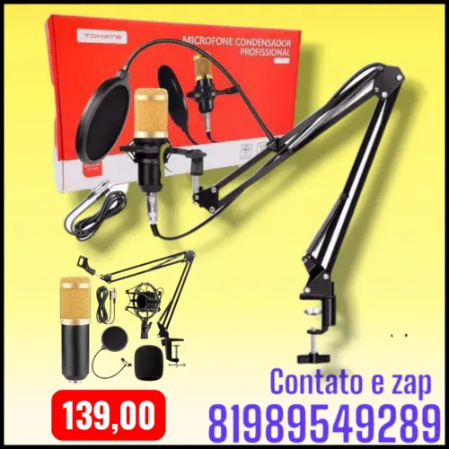 Microfone Condensador tomate 