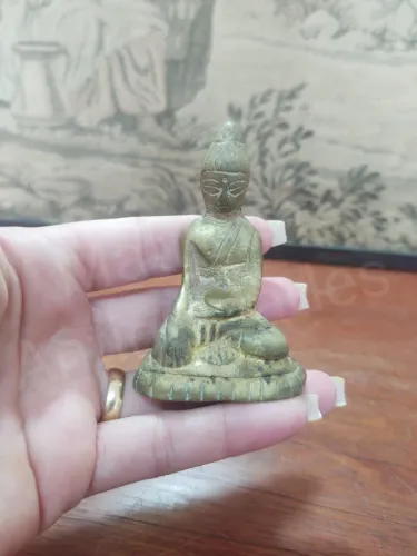 Miniatura do Buda, em bronze - 07cm de altura