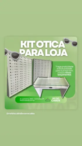 Kit ótica para loja completo