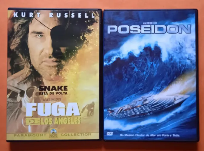 Dvd Fuga de Los Angeles + Poseidon - Kurt Russell