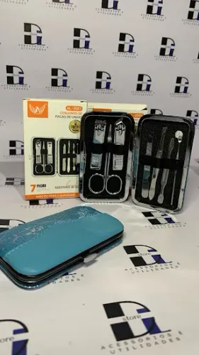 Estojo de itens de unhas e cuidados ideal para viagem kit 7 peças