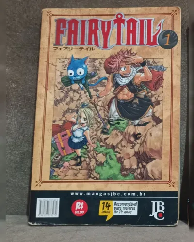 Livros manga fairy tail volume 1