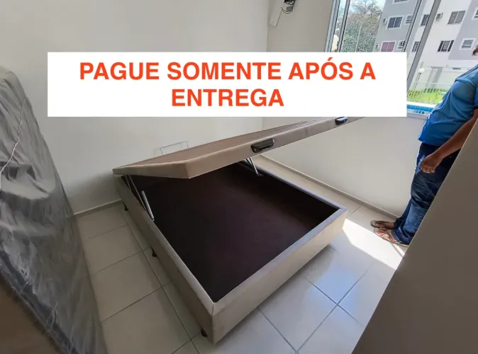 Baú casal bege