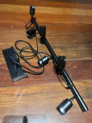 Luminária de teto com 5 lâmpadas