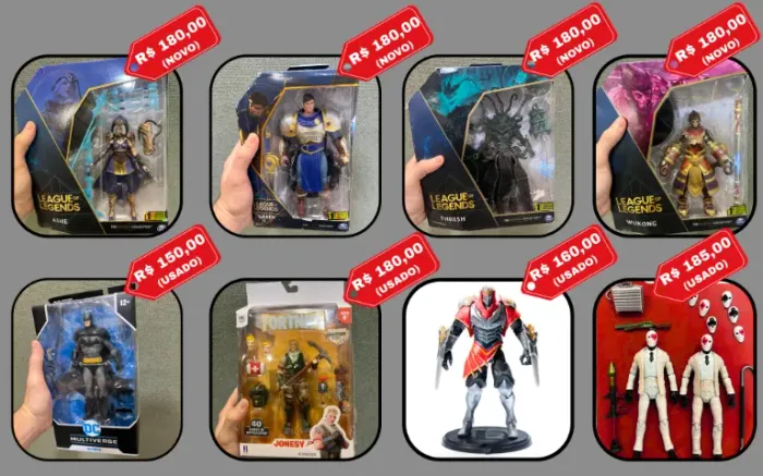 Boneco/Action Figures em Geral (Fortnite, League Of Legends,Star Wars...) VENDO SEPARADO