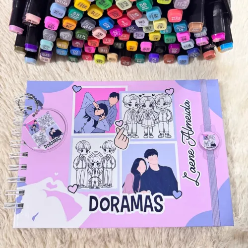 Livro de Colorir Doramas