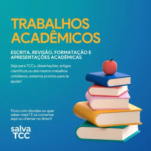 Serviço de Apoio Acadêmico - Escrita, Revisão, Formatação e Apresentações
