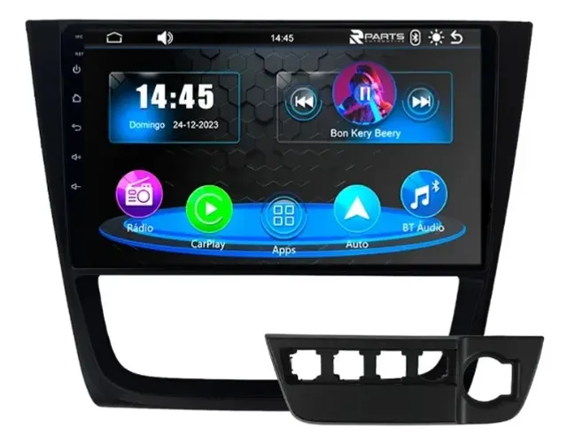 Central Multimídia Connect Faaftech Ft-MM-CM9 9pol. Carplay/A. Auto Gol,saveiro,voyage G6