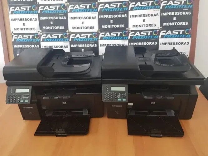 Impressora Multifuncional HP LaserJet Pro M1212 MFP laser econômica com rede