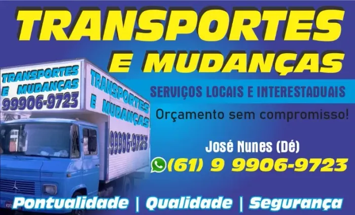 TRANSPORTE, MUDANÇAS e FRETES