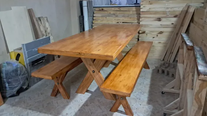 Mesa madeira maciça rustica