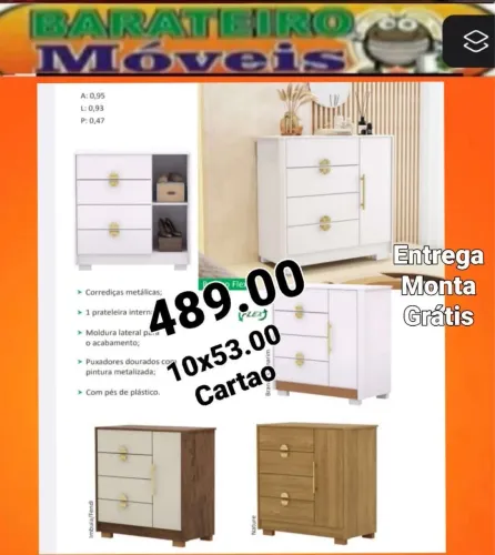 Comoda bebe promoção