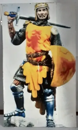 Cavaleiro Medieval Escudo E Espada