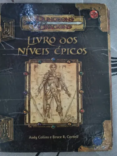 Livro dos níveis épicos D&D RPG