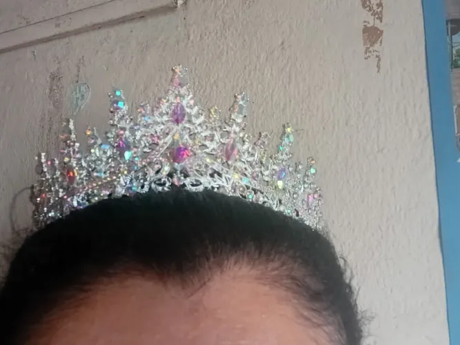 Coroa de Princesa com Pedrarias e acessórios de noiva.