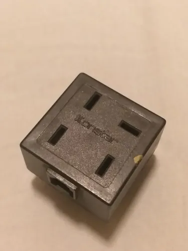 Plug adaptador tomada telefone Jack padrão RJ11 fêmea