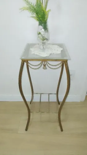 Mesa de centro de ferro