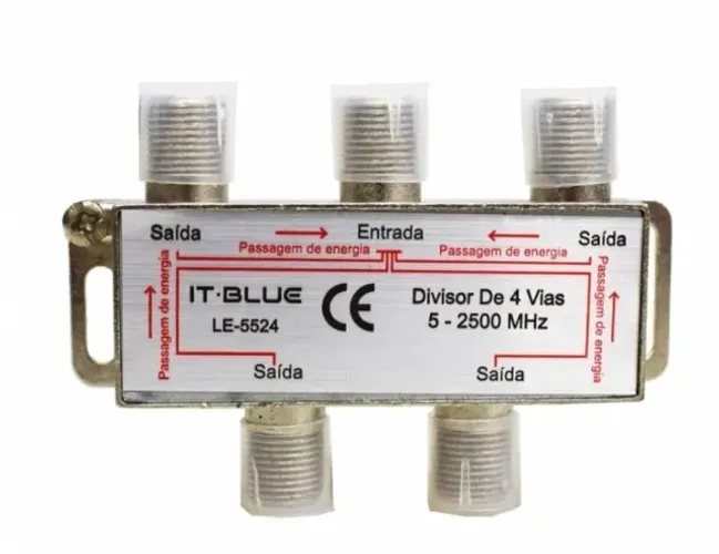 Divisor de Antenas 4 Saidas IT BLUE