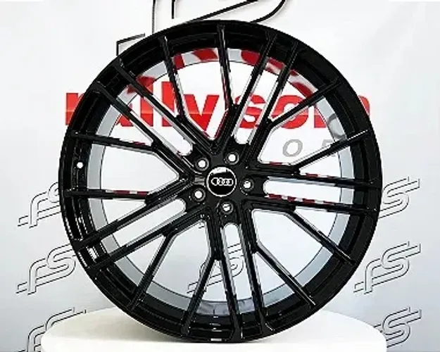 Jogo de Roda Audi Q-8 Preto Brilhante 5x112 - 23x10 Offset 25 