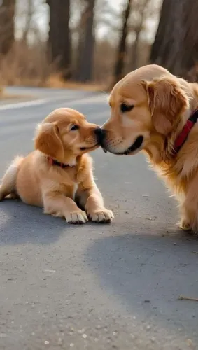 Filhote de Golden Retriever para cheios de amor e energia