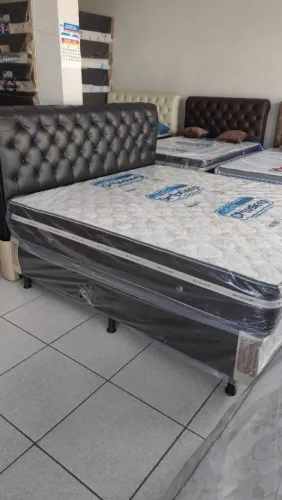 Cama Super King com cabeceira entrego na sua casa