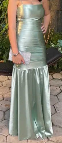 Vestido verde menta
