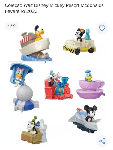  Disney Mickey Resort McDonalds Fevereiro 2023