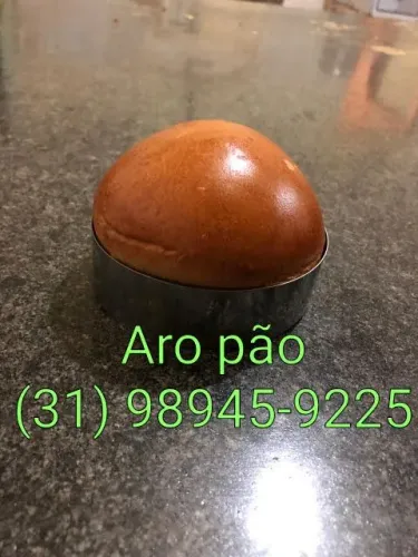 Aro de pão de hambúrguer, pizza, hot dog, confeitaria 