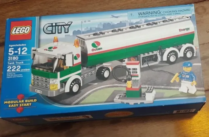 LEGO Tank Truck - caminhão tanque 222 peças conjunto de construção 3180