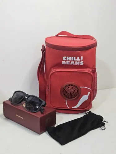 Óculos Chilli Beans CLÁSSICOS POLARIZADO QUADRADO PRETO
