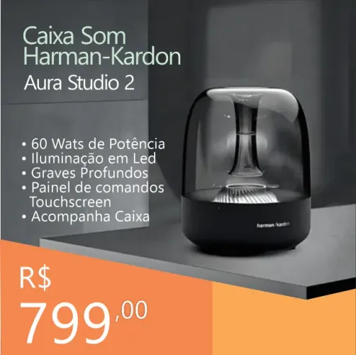 Caixa de Som Harman-Kardon Aura Studio 2 JBL