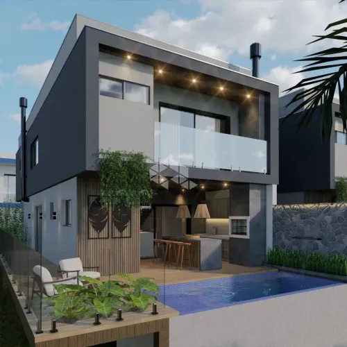 Casa em Condomínio com Vista Mar, 3 Suítes e Piscina, com 194m² ,Em Garopaba/SC, por R$ 16