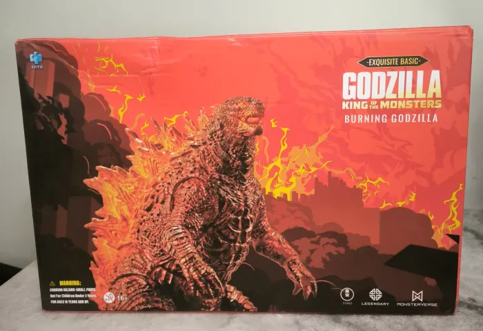 Godzilla King of the Monsters Burning Godzilla hiya toys original novo