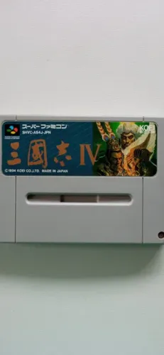 Jogo Sangokushi iv super Nintendo japonês original snes
