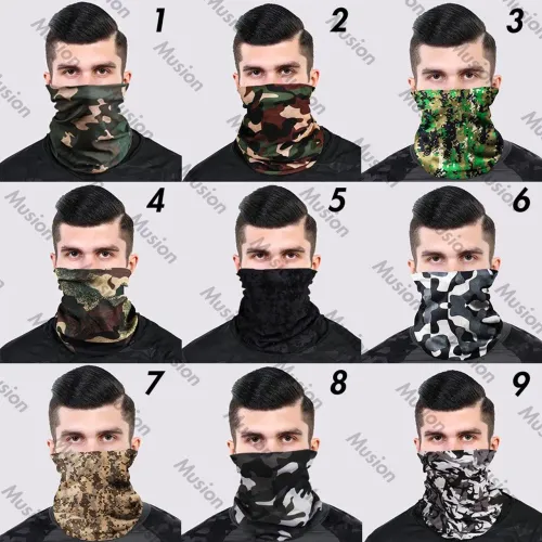 Bandanas camufladas militar moto mascara