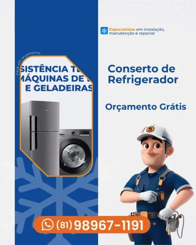 Conserto de Refrigerador e Lava e Seca - Assistência Técnica