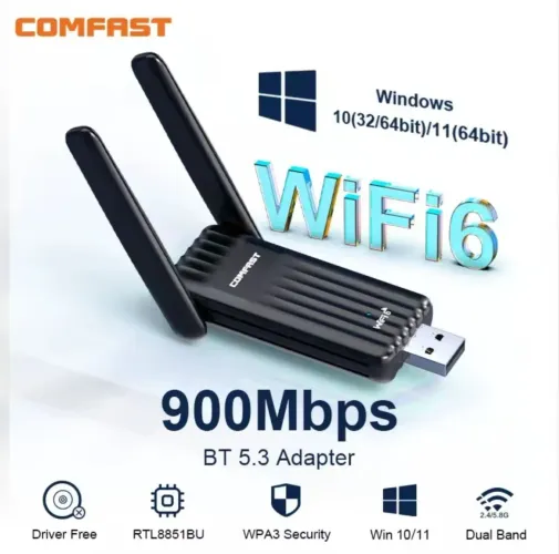Adaptador de sinal wifi 6 CAIXA LACRADA RETIRADA SO EM MANGABEIRA
