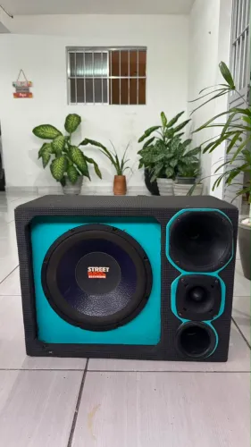 Caixa de Som Automotiva Completa + Módulo Taramps 400!