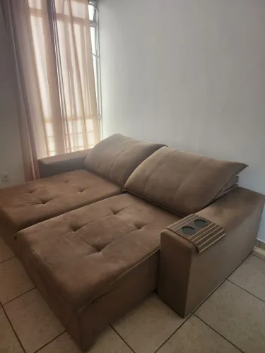 Sofá Retrátil e Reclinável Grande