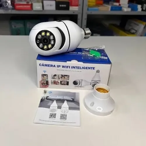 1 UNIDADE- câmera Lâmpada de segurança e vigilância