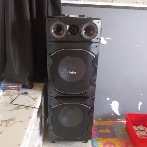 Torre de Som Philco PCX26000 2600W Bluetooth Woofer Duplo