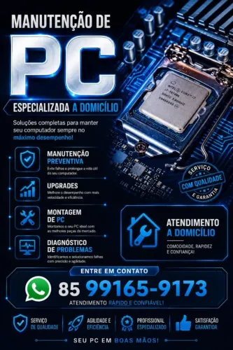 MANUTENÇÃO DE COMPUTADORES - FORTALEZA