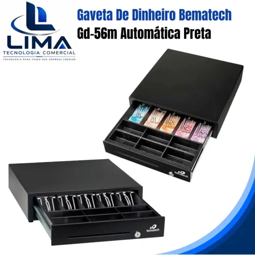 Gaveta de dinheiro Bematech